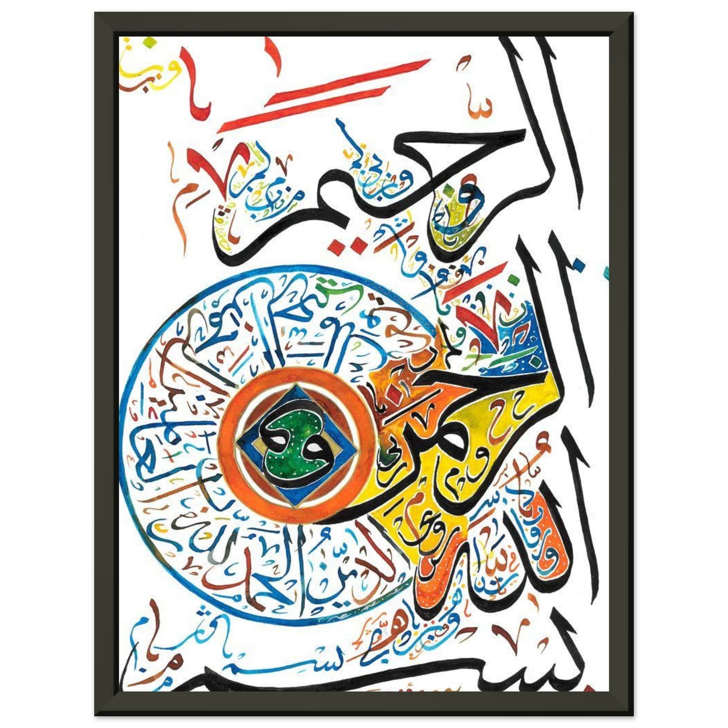 Premium Semi-Glossy Paper Metal Framed Poster